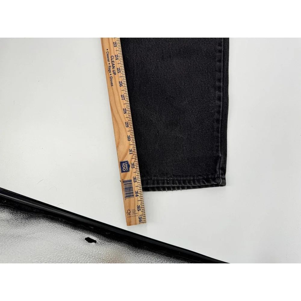 Vintage Levi's 550‎ Orange Tab Jeans Mens 38x34 Faded Black 90s Tapered USA Made
